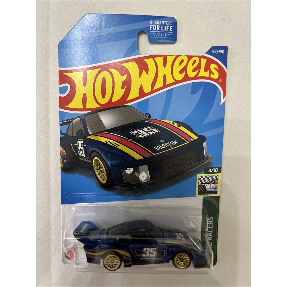 2022 Hot Wheels #132 Porsche 935 Blue Retro Racers 5/10 Die-Cast Car